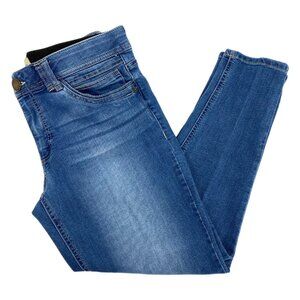 Democracy Blue Medium Wash Skinny Jeans | Size 12